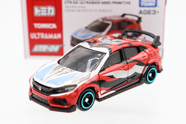 ミニカーショップ ケンボックス トミカ 特注・その他☆UTR-04☆ホンダシビック TYPE R ウルトラマンジード プリミティブ  ※トミーアジア限定・ウルトラマントミカ・塗装少剥げ・フタ少めくれ・買取品・現状渡しMinicar shop KENBOX TOMICA