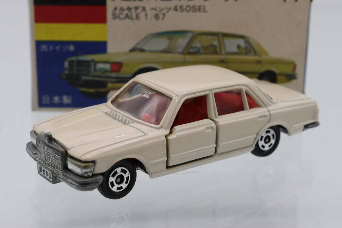 トミカ メルセデス・ベンツ 450SEL 青 - メルカリ