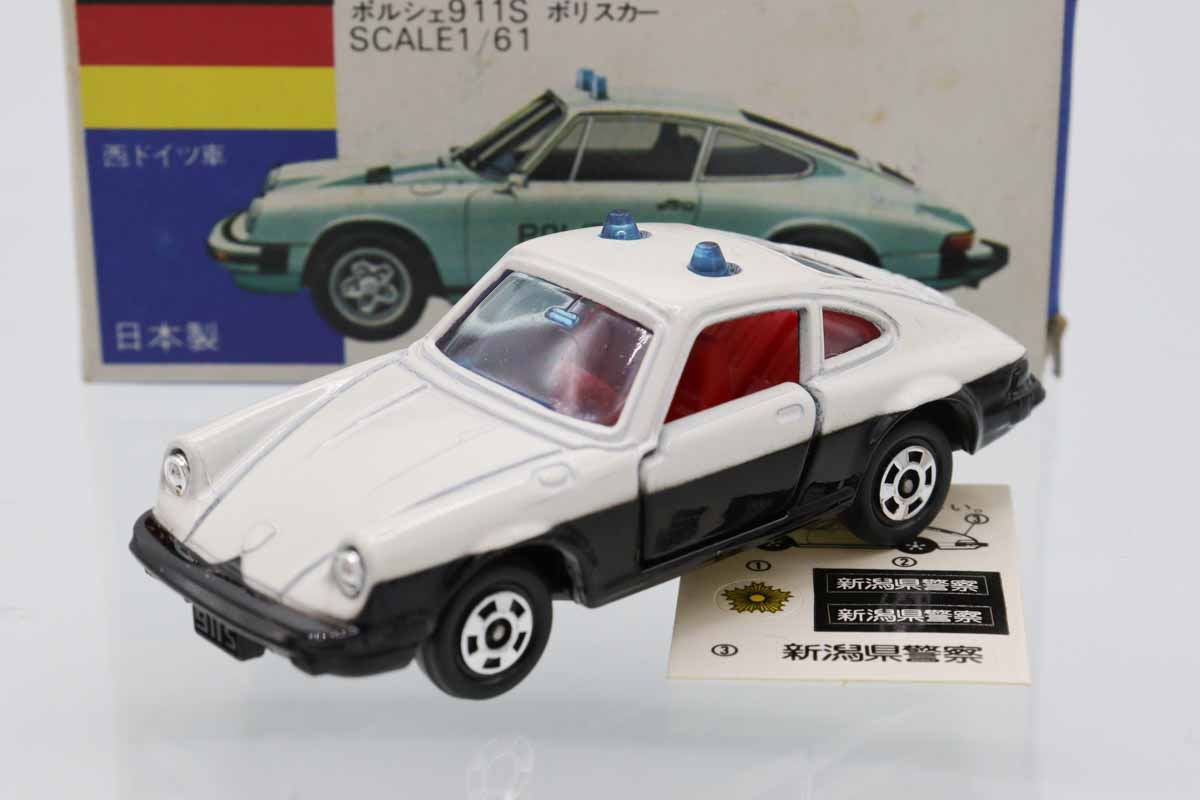 ミニカーショップ ケンボックス トミカ 青箱☆F16☆ポルシェ911S