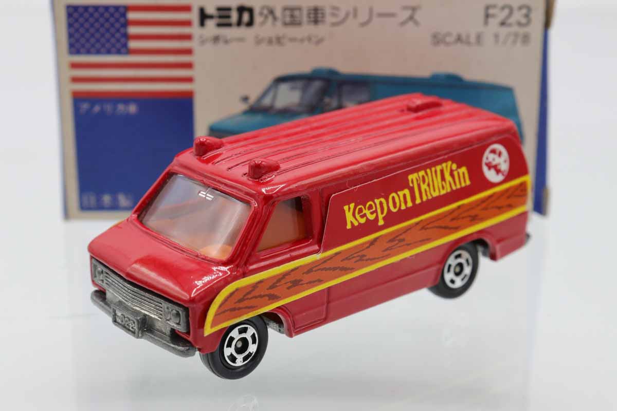 ミニカーショップ ケンボックス トミカ 青箱☆F23☆シボレー