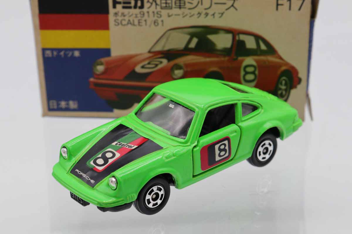 ミニカーショップ ケンボックス トミカ 青箱☆F17☆ポルシェ911S