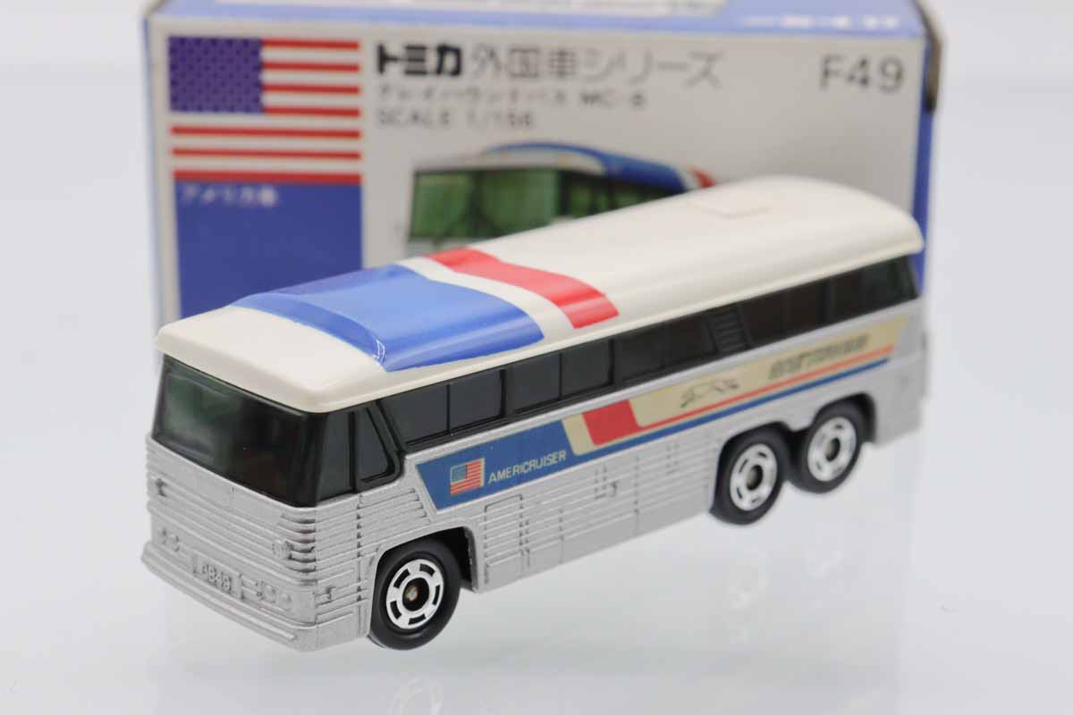 トミカ　青箱★F49★グレイハウンドバス 楽天市場】青箱 トミカ F49 グレイハウンドバス MC-8 : 中村模型店