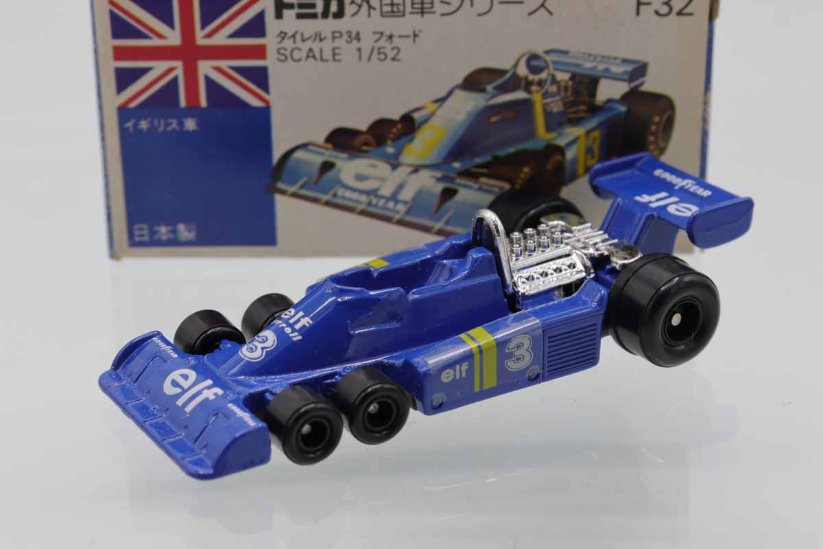 生まれのブランドで ミニカーショップ ケンボックス トミカ 青箱☆F32☆タイレルP34 ミニカー