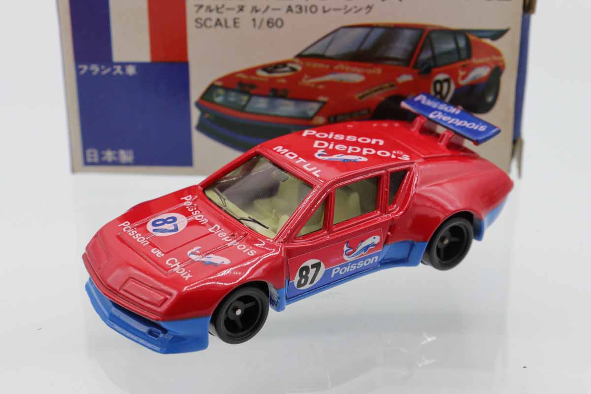 (3767)トミカ 青箱 日本製 アルピーヌ ルノー ラリー タイプ アサヒ特注 3767)トミカ 青箱 日本製 アルピーヌ ルノー ラリー タイプ