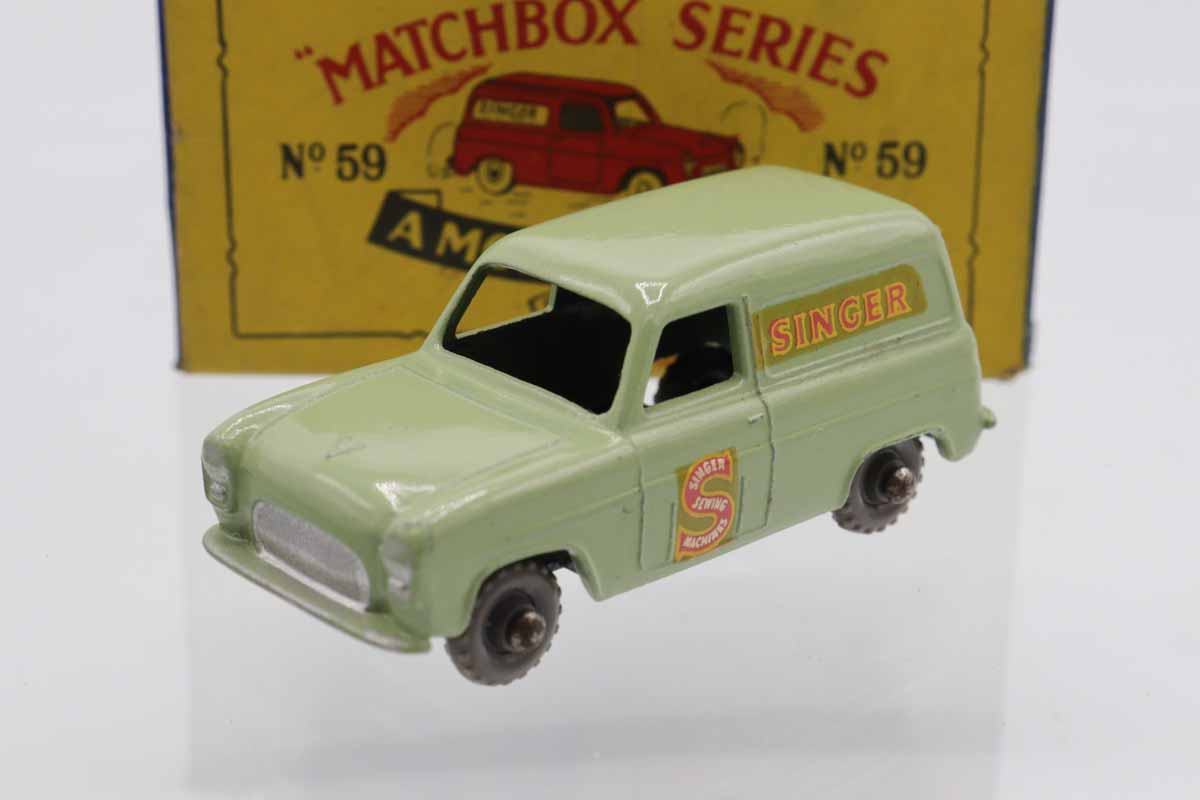 レア！マッチボックス　レズニー　No.59FORD THAMES VAN Matchbox Lesney No 59 Ford Thames Van Singer SPW Rare | eBay