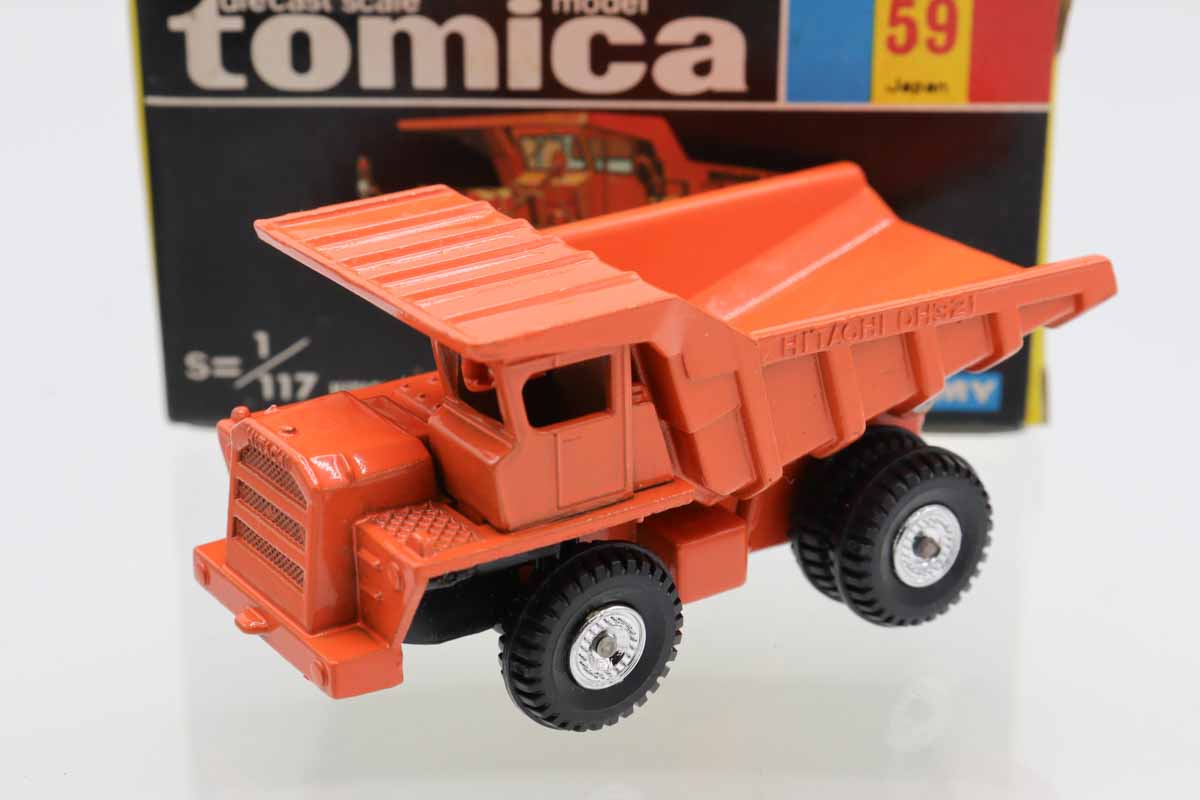 最終価格【新古品】トミカ　日野ダンプカー　オレンジ　トラック　希少品　黒箱 Yahoo!オークション - トミカ 黒箱 日本製 日野 ダンプカー オレンジ