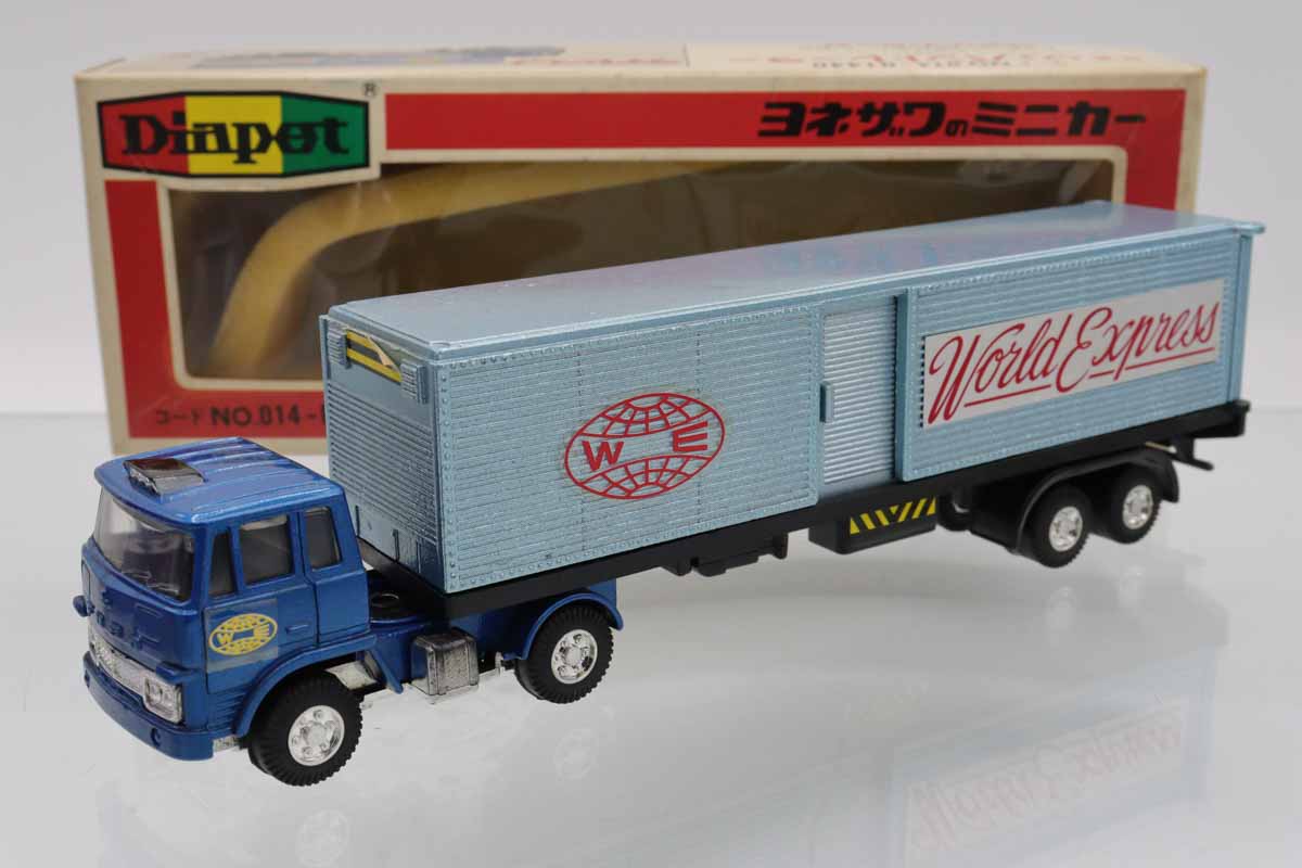 ダイヤペット三菱ふそう日通コンテナトレーラージャンクセット ダイヤペット 01775 ニュー三菱ふそう コンテナ車 1989