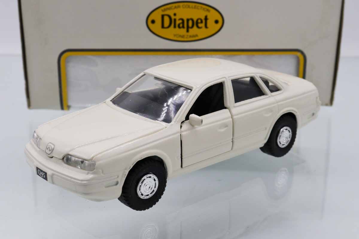 1/43 ハイストーリー 日産 インフィニティ Q45 ミニカー ホワイト ミニカーショップ ケンボックス ダイヤペット☆SV-18☆日産
