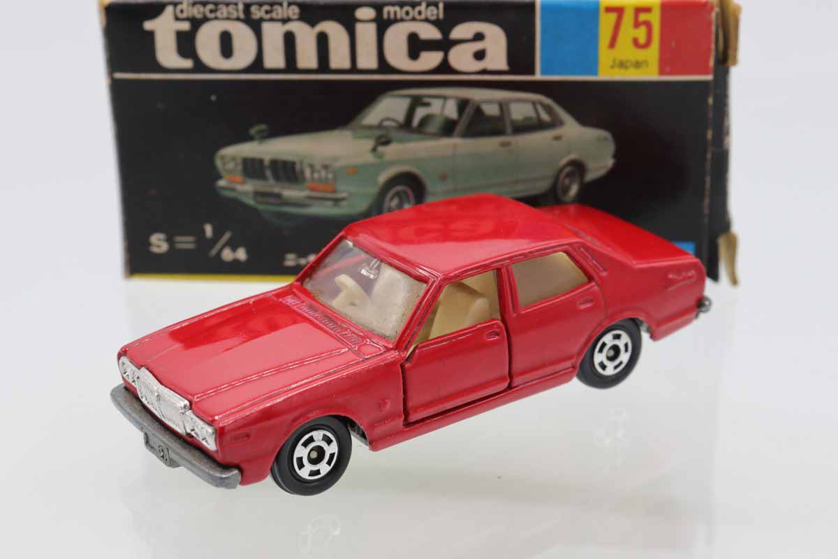 トミカ 黒箱 日本製 ニッサン ブルーバード 2000 G6-E・L ミニカーショップ ケンボックス トミカ 黒箱☆75☆日産ブルー