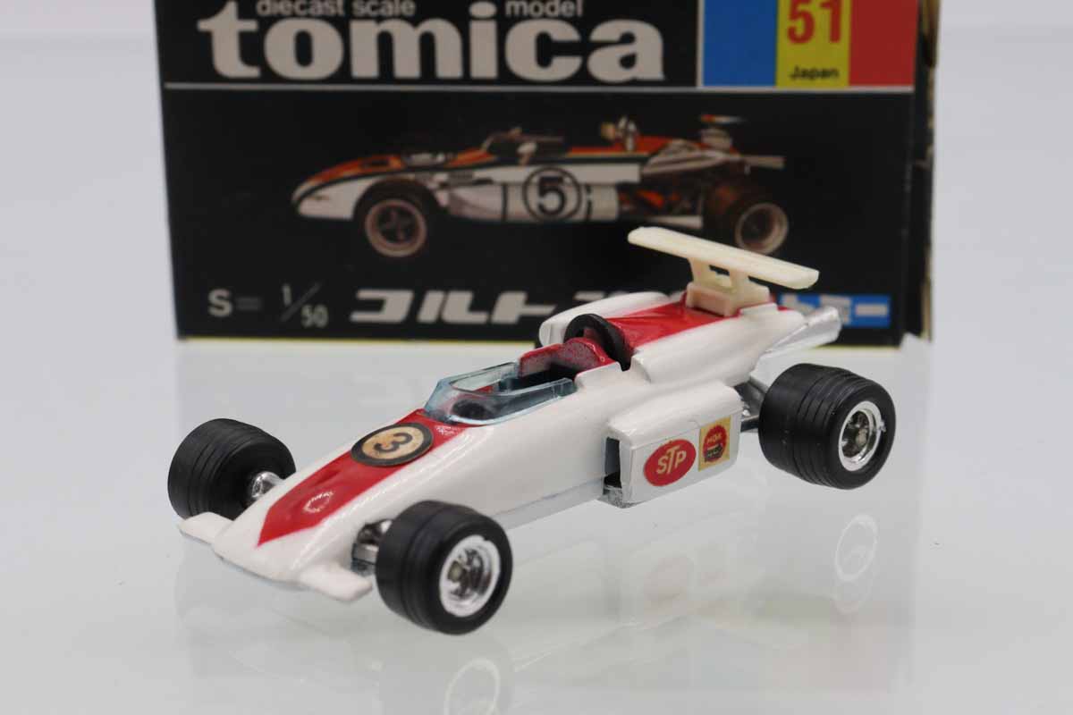 [美品・希少品・廃盤]トミカ黒箱No.51 日本製 ★コルトＦ2000 当時物 美品・希少品・廃盤]トミカ黒箱No.51 日本製 ☆コルトF2000