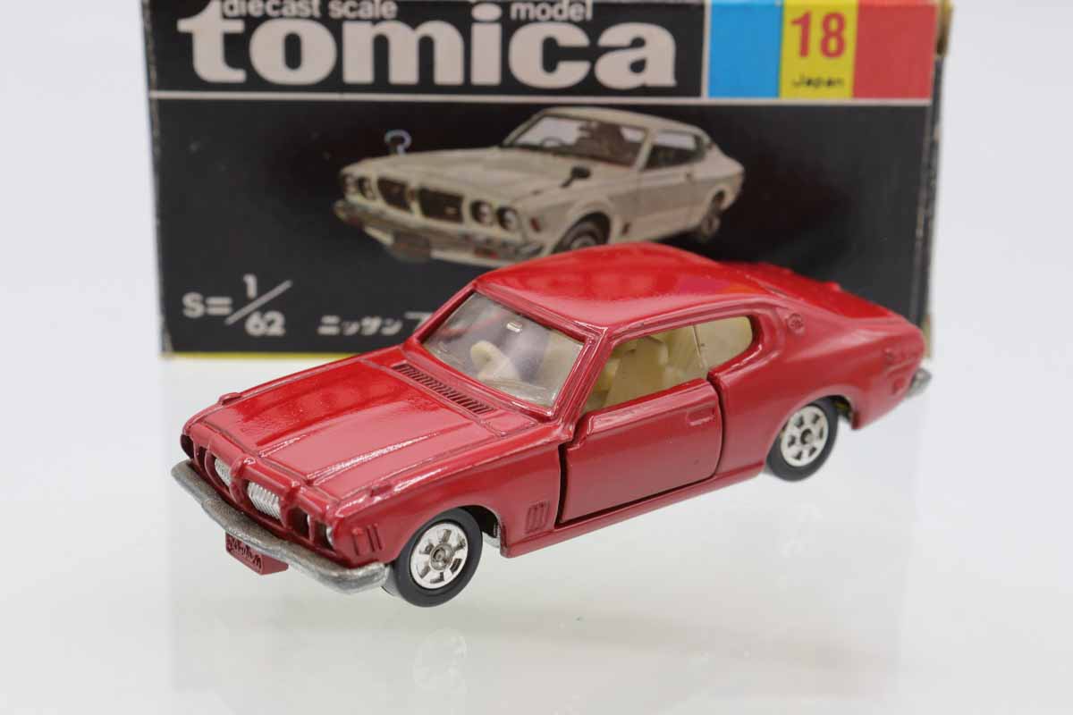ミニカーショップ ケンボックス トミカ 黒箱☆18☆日産ブルー