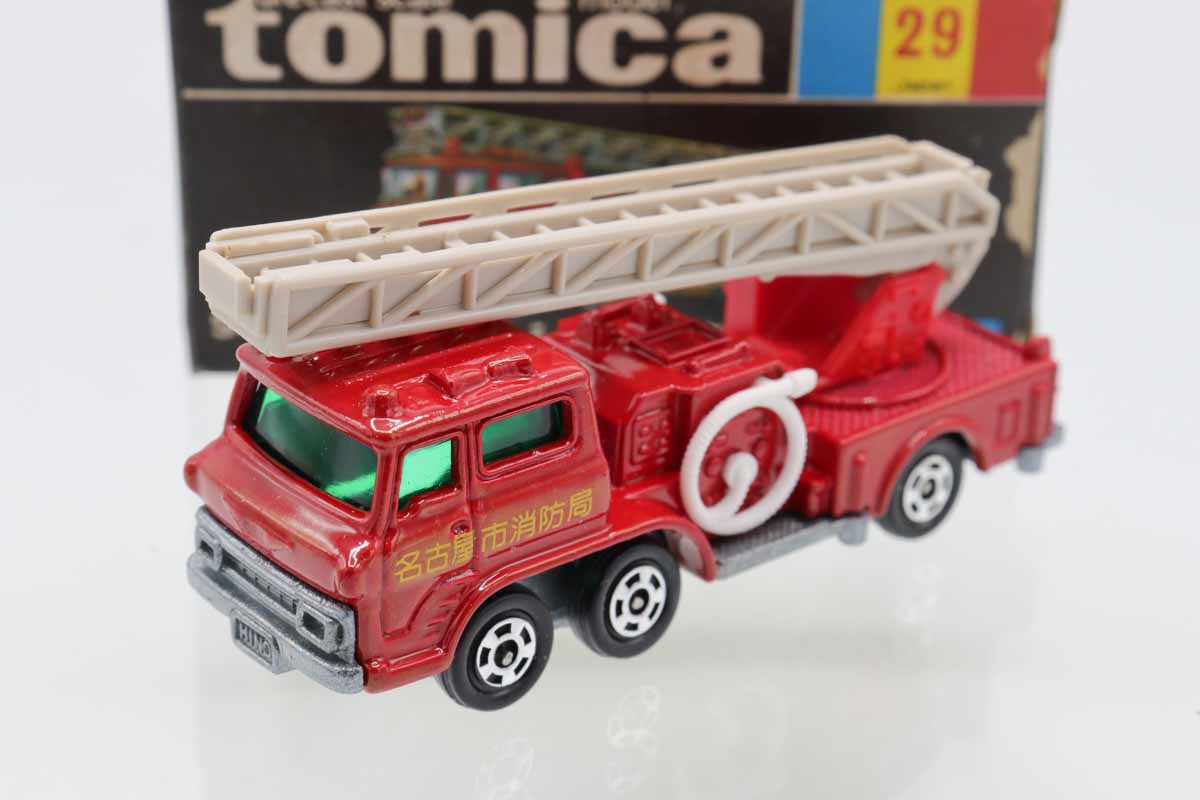 ミニカーショップ ケンボックス トミカ 黒箱☆29☆日野ハシゴ