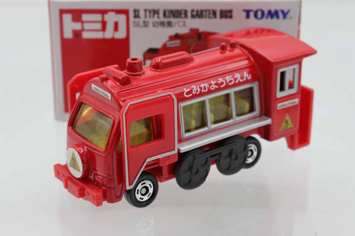 ミニカーショップ ケンボックス トミカ 赤箱☆48☆SL型幼稚園