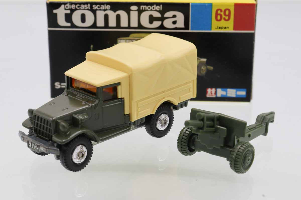トミカ 日本製　トヨタ　自衛隊　トラック 黒箱 ミニカーショップ ケンボックス トミカ 黒箱☆69☆トヨタ自衛隊