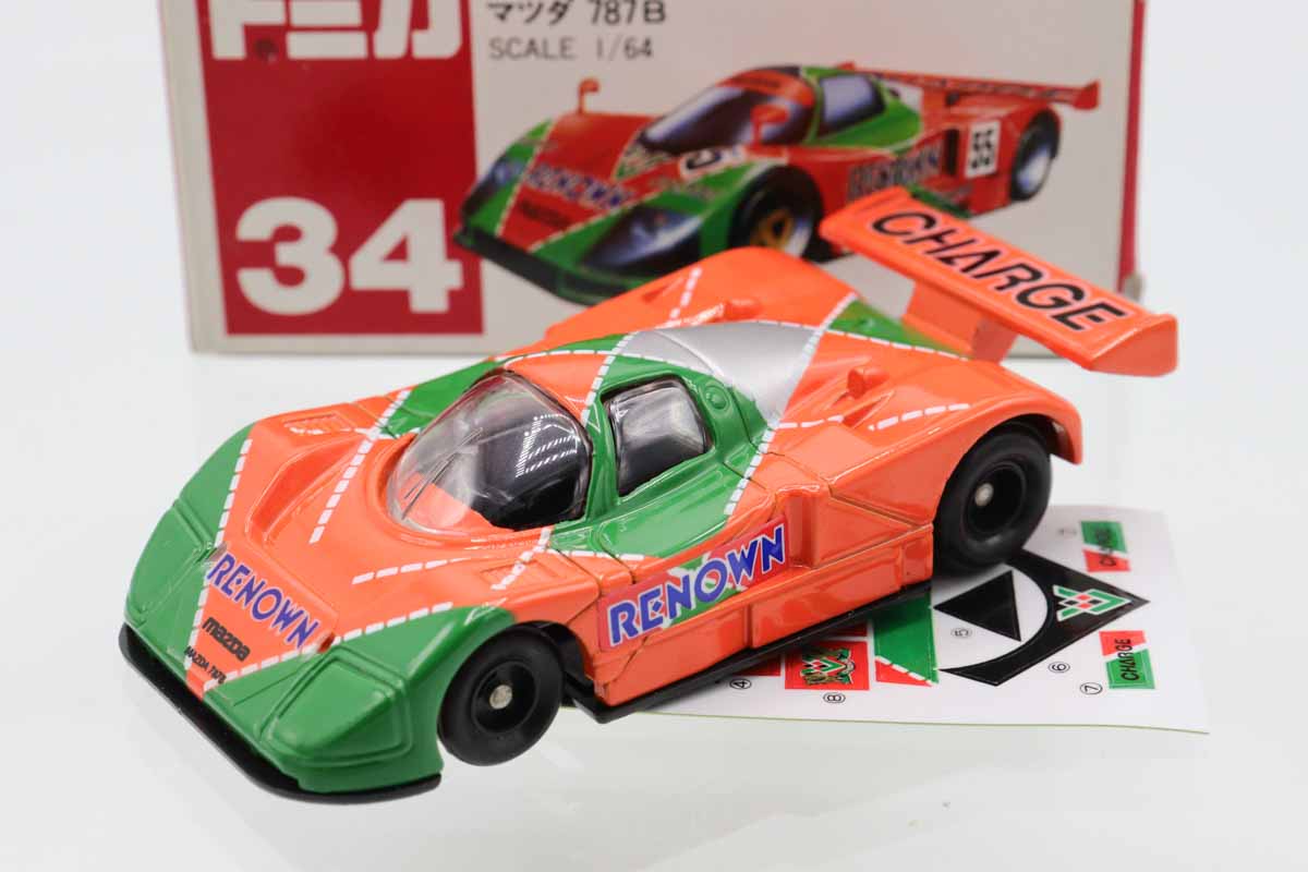 ミニカーショップ ケンボックス トミカ 赤箱☆34☆マツダ787B