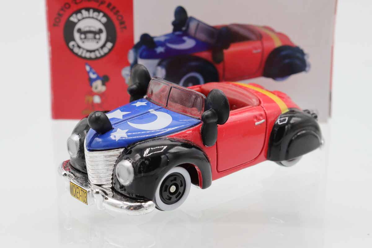 ディズニートミカ【絶版品】ミッキーのロードスター 2台セット ミニカーショップ ケンボックス 【未開封品】ディズニートミカ