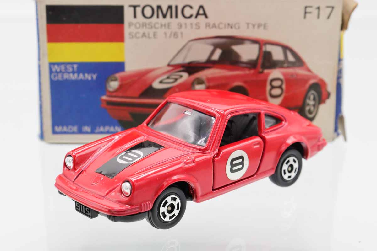トミカ 青箱 F17 ポルシェ 911S レーシングタイプ 3台セット 日本製 トミカ 青箱 F17 ポルシェ 911S レーシングタイプ 3台セット