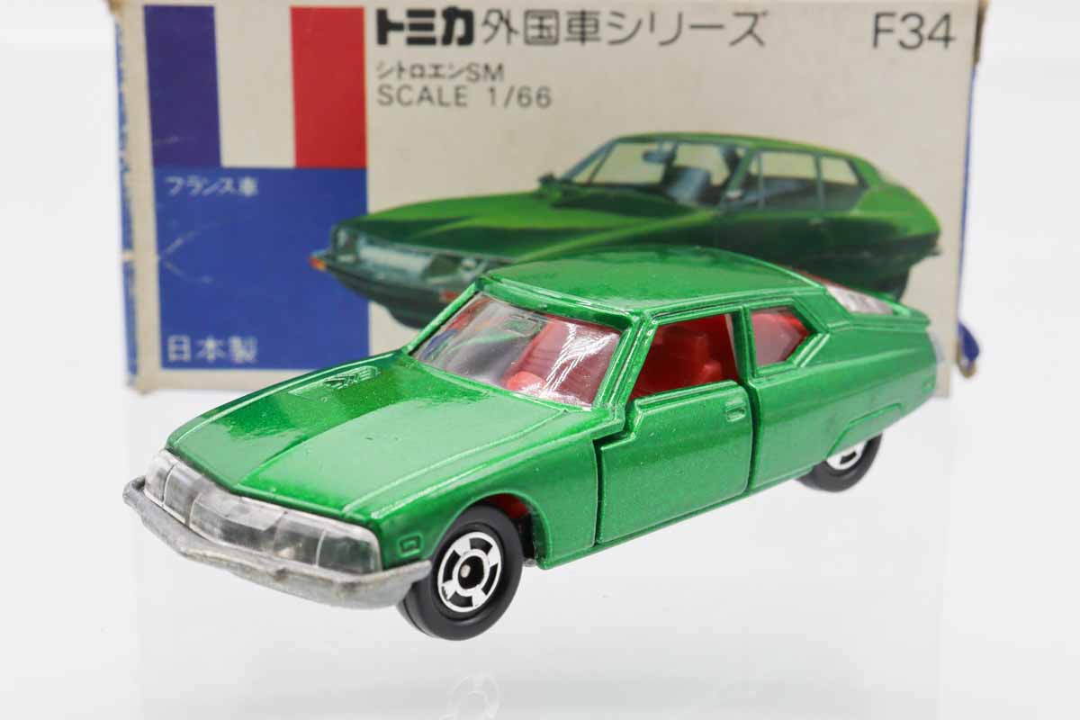 ミニカーショップ ケンボックス トミカ 青箱☆F34☆シトロエンSM