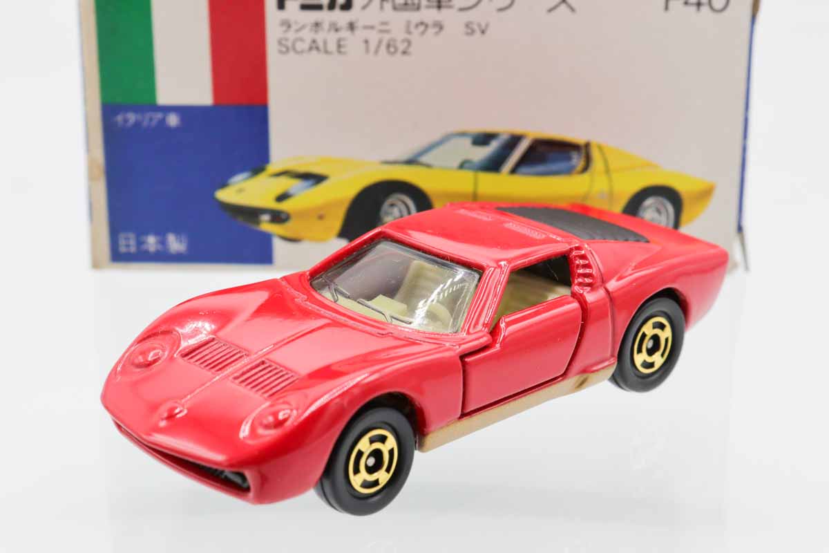 3817)トミカ 青箱 日本製 ランボルギーニ ミウラ SV 3817)トミカ 青箱
