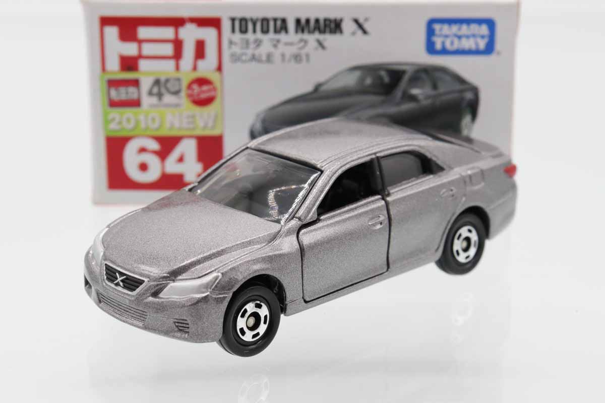 トミカ　No.64 トヨタ　マークX ミニカーショップ ケンボックス トミカ 赤箱☆64☆トヨタマーク