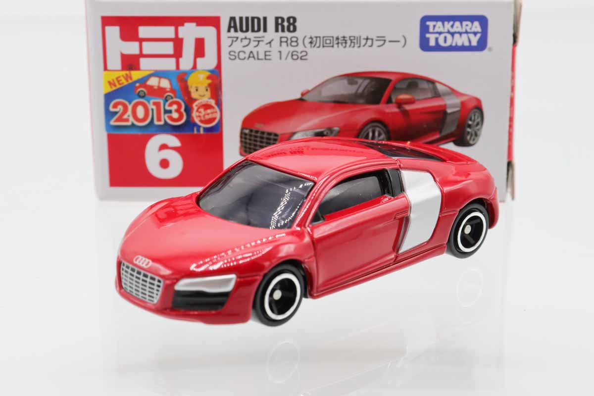 ミニカーショップ ケンボックス トミカ 赤箱☆6☆アウディR8