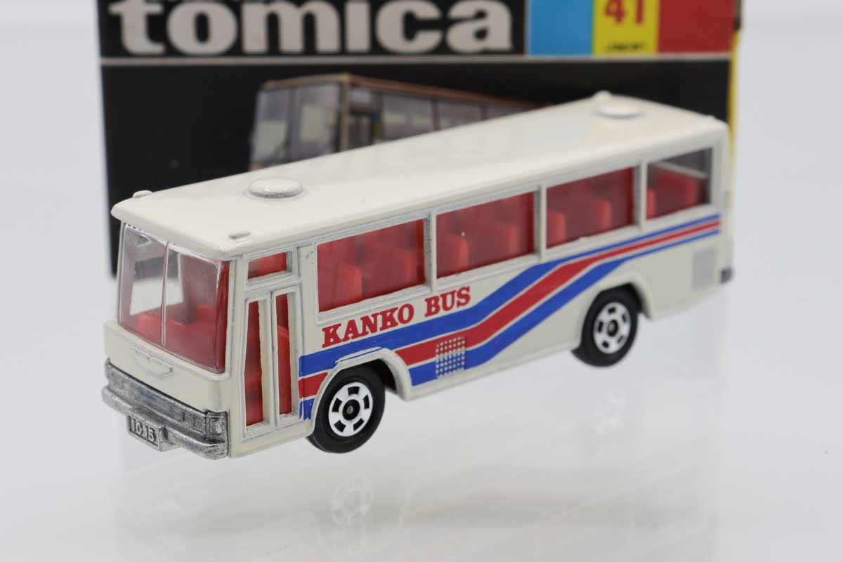 Made in japan製 バス レトロおもちゃ ミニカーショップ ケンボックス トミカ 黒箱☆41☆日野