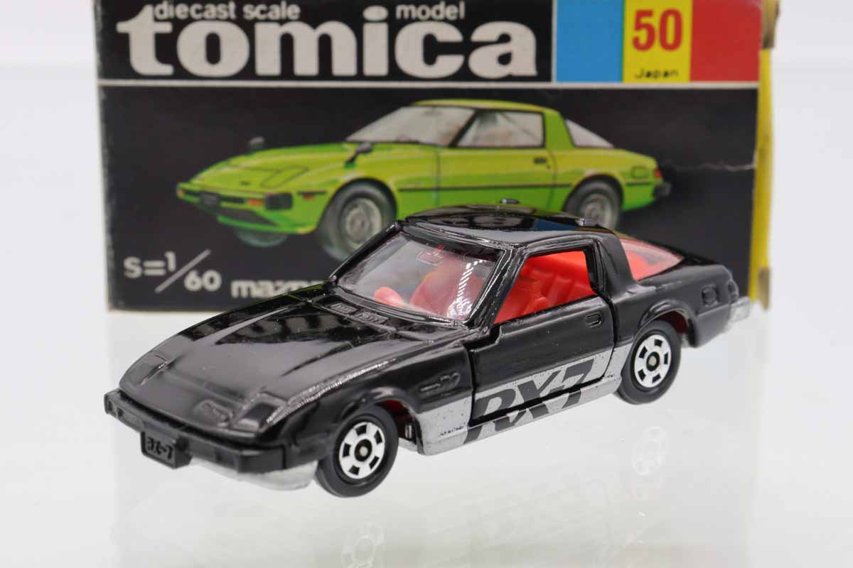 トミカ黒箱　マツダサバンナRX−7 レーシング ミニカーショップ ケンボックス トミカ 黒箱☆50☆マツダ