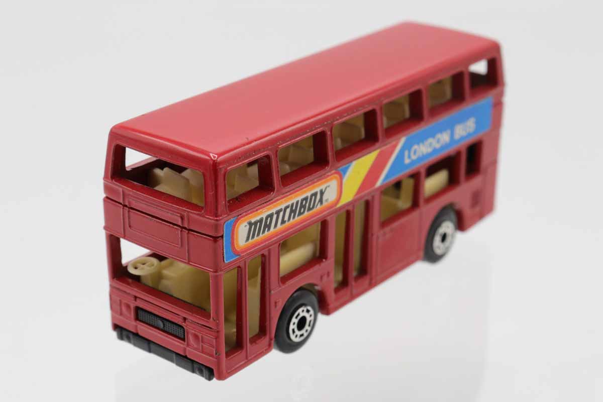 MATCHBOX No.5 LONDON BUS タイヤsilver 座席無し ロンドンバス