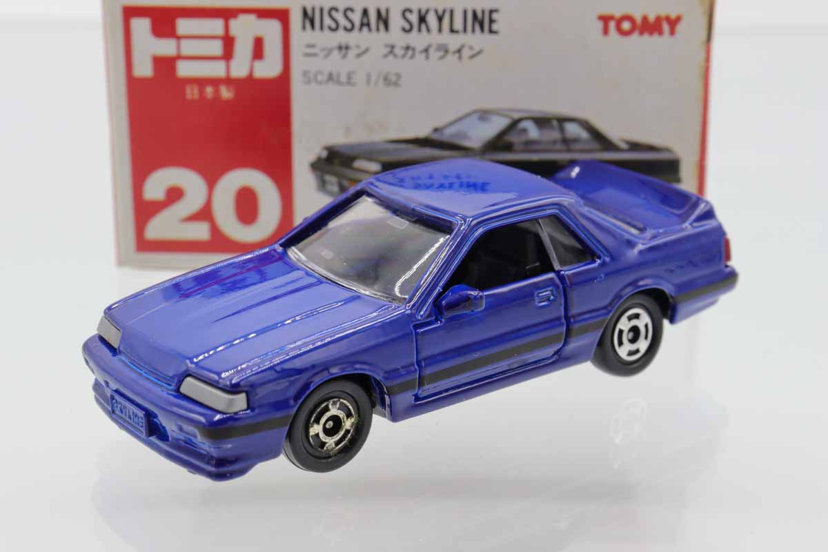 テイオー品 赤箱20ニッサンスカイライン ミニカーショップ ケンボックス トミカ 赤箱(日本製)☆20☆日産