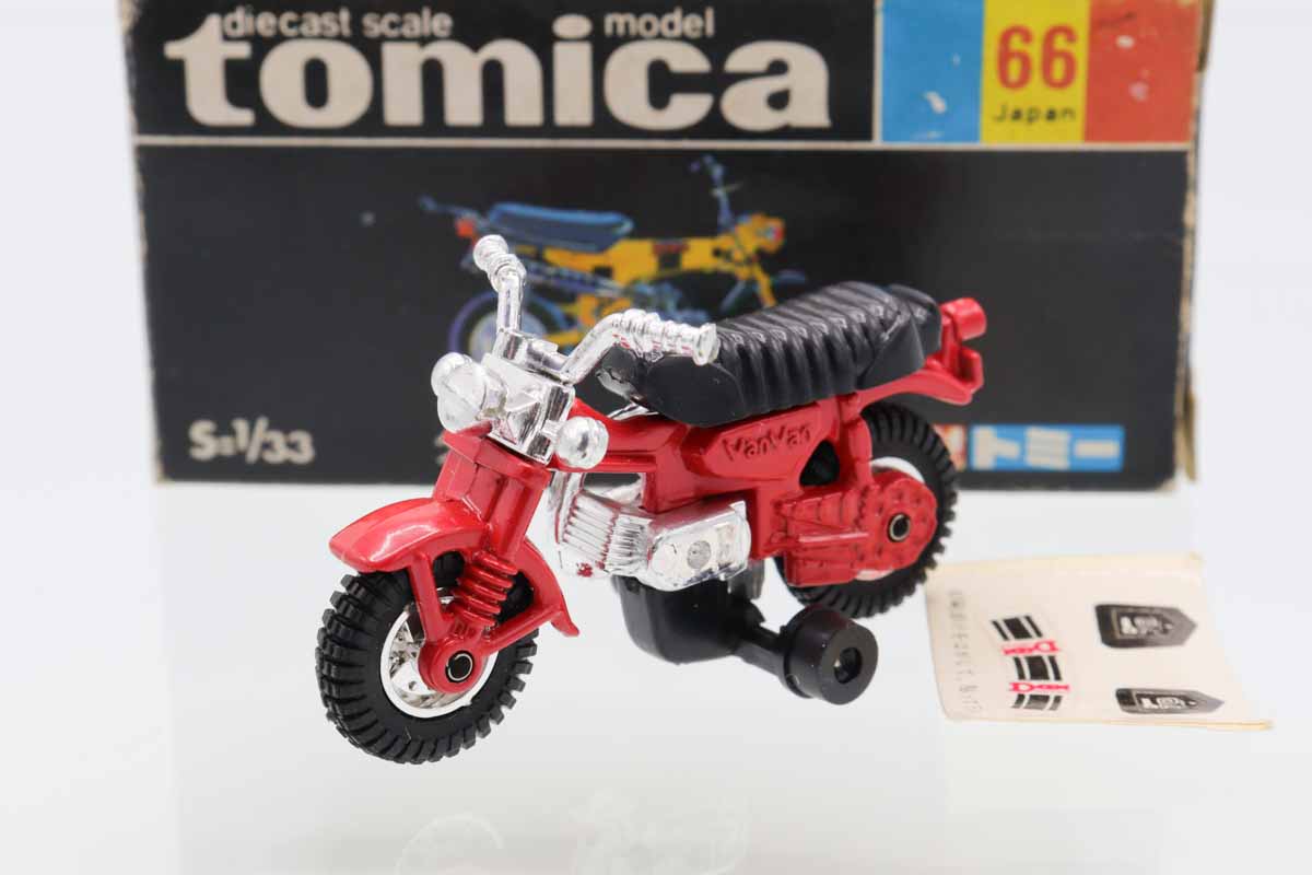 ミニカーショップ ケンボックス トミカ 黒箱☆66☆ダックスホンダ(赤