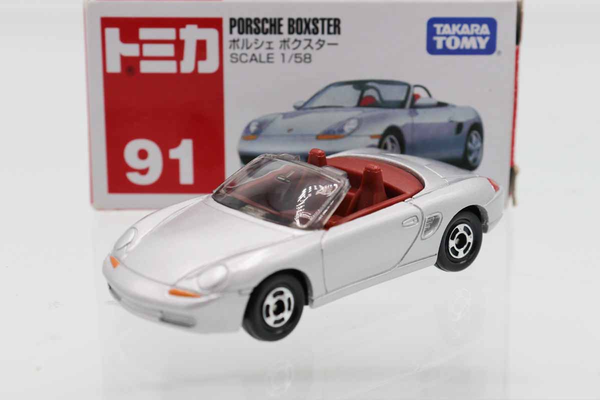 ミニカーショップ ケンボックス トミカ 赤箱☆91☆ポルシェボクスター