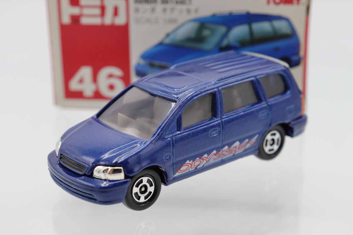 ミニカーショップ ケンボックス トミカ 赤箱☆46☆ホンダオデッセイ(青