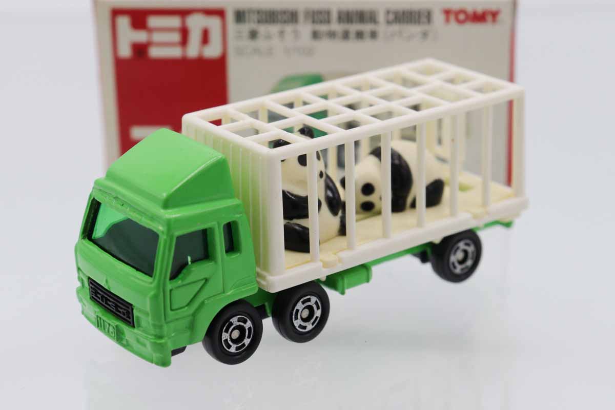 ミニカーショップ ケンボックス トミカ 赤箱☆76☆三菱ふそう動物運搬
