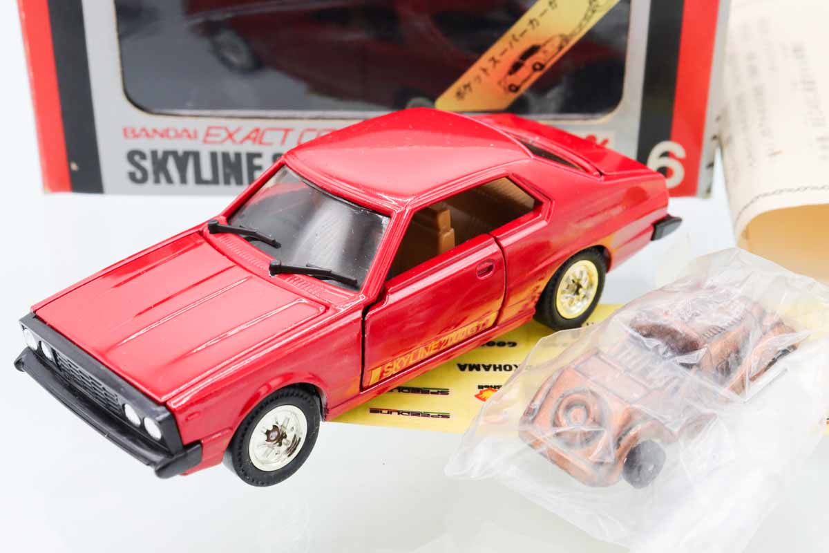 ミニカーショップ ケンボックス バンダイ☆6☆日産スカイライン