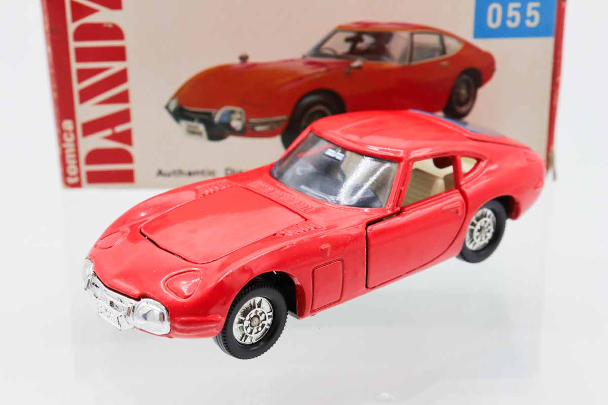 ミニカーショップ ケンボックス ダンディ☆055☆トヨタ2000GT (赤) ※S