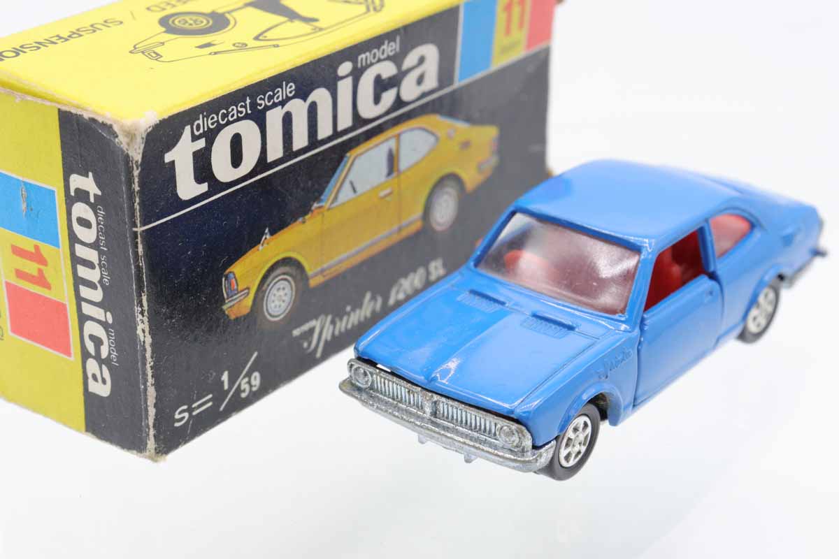 香港トミカ　No.11 トヨタ　スプリンター　1200SL　黒箱 ※匿名配送 宅配】兵庫県姫路市のミニカー買取実績｜香港トミカ（黒箱）「No.11