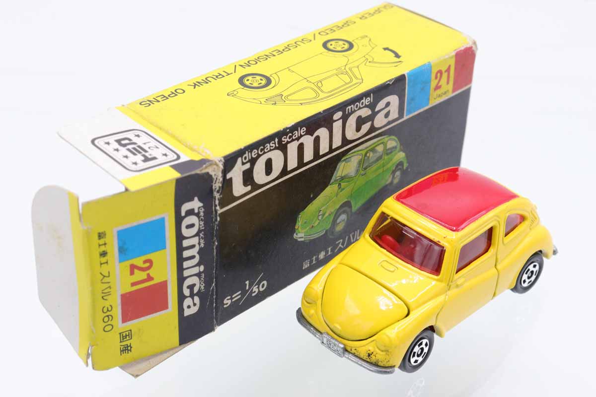 ミニカーショップ ケンボックス トミカ 黒箱☆21☆富士重工スバル 360