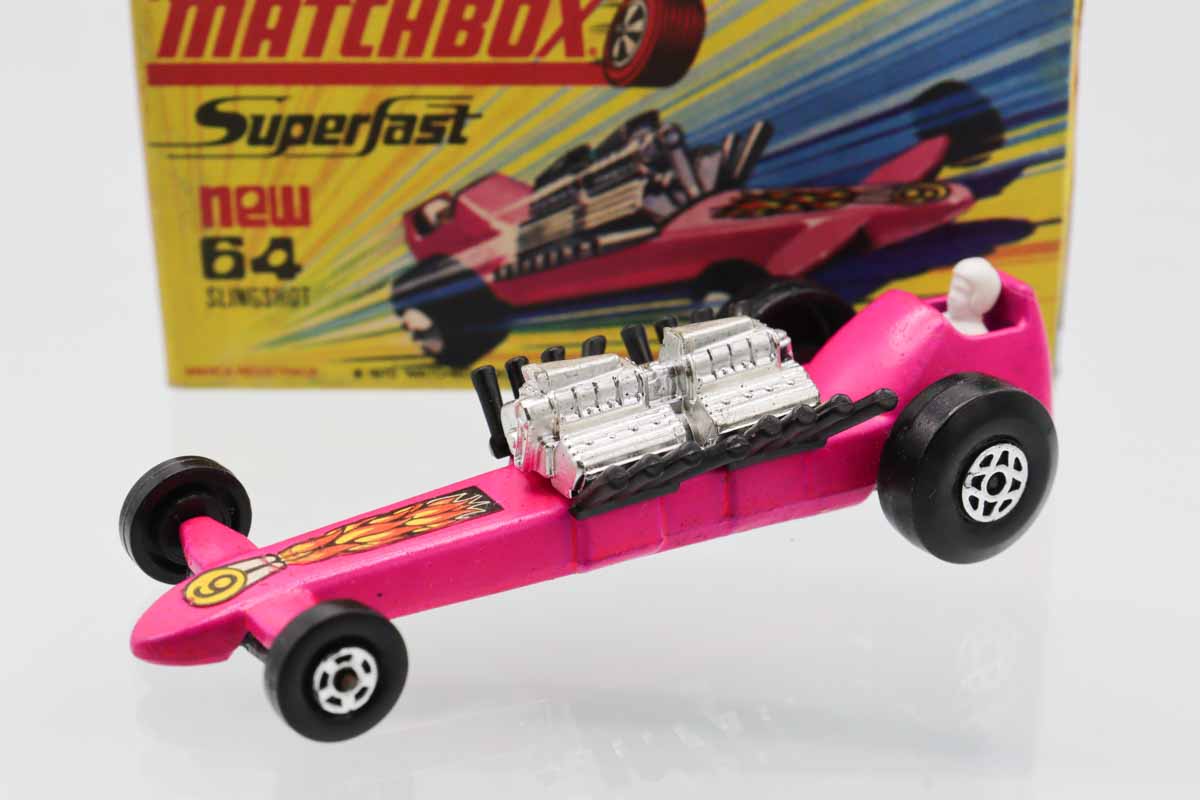 ミニカーショップ ケンボックス マッチボックス☆64☆SLINGSHOT(ピンク