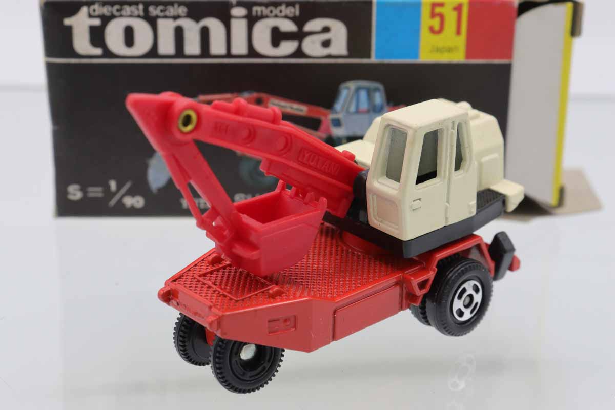 ミニカーショップ ケンボックス トミカ 黒箱☆51☆油谷ショベルTY45