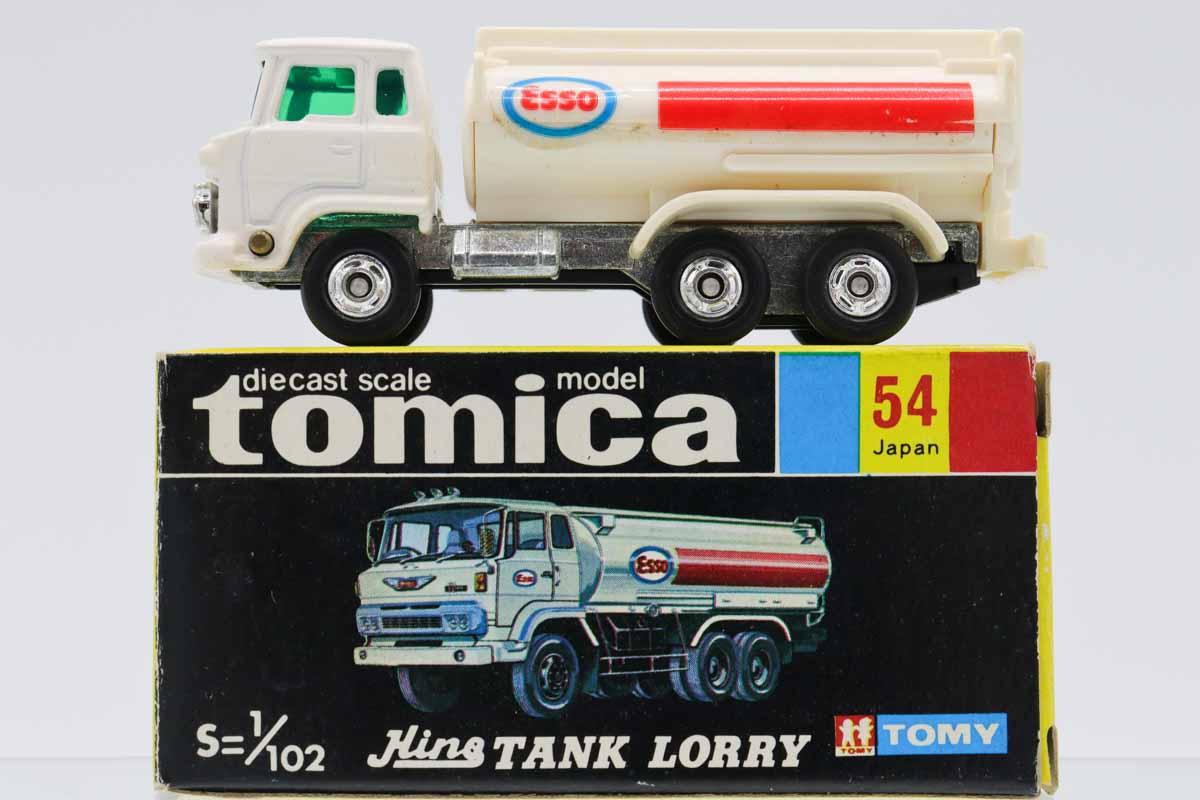 黒箱　トミカ　NO.54 日野　タンク ローリー ミニカーショップ ケンボックス トミカ 黒箱☆54☆日野タンクローリー