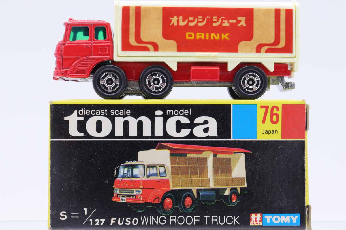 ミニカーショップ ケンボックス トミカ 黒箱☆76☆三菱ふそうウイング