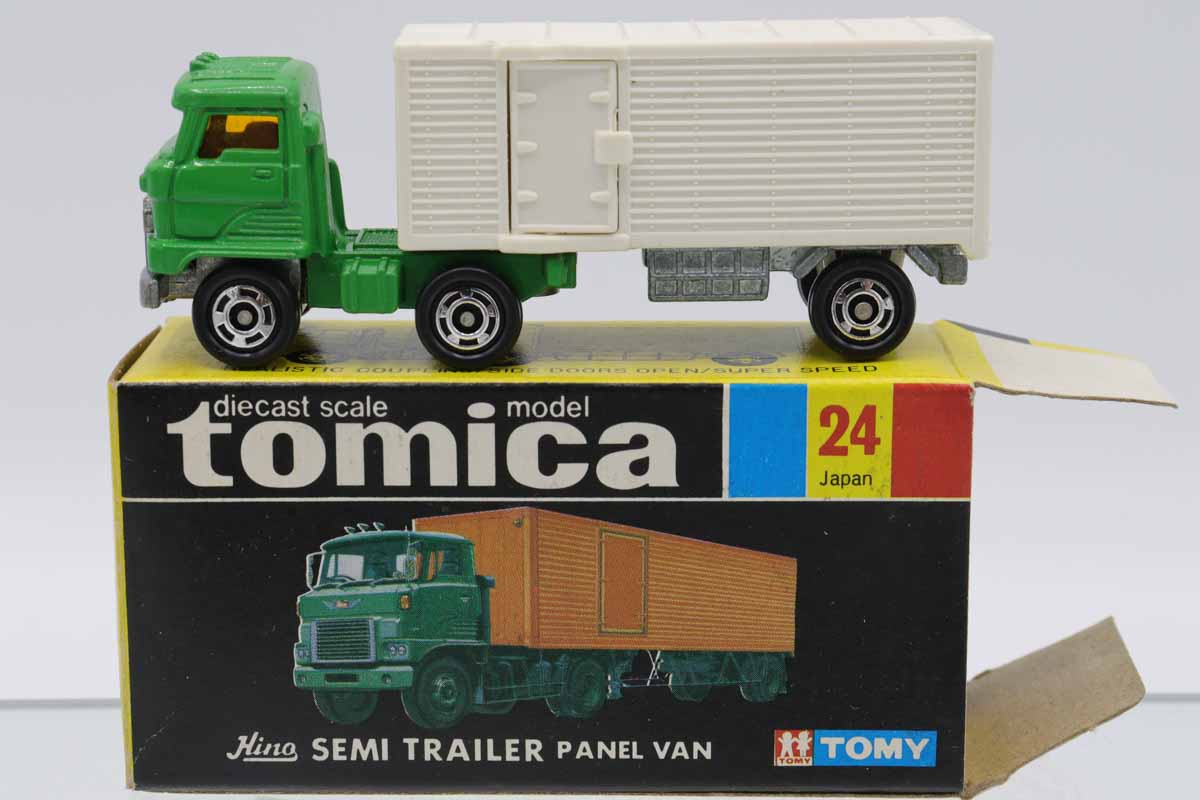 ミニカーショップ ケンボックス トミカ 黒箱☆24☆日野セミトレーラ