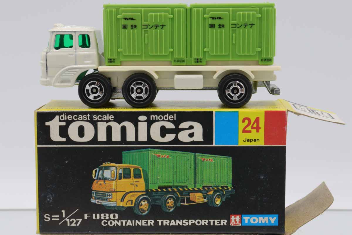 ミニカーショップ ケンボックス トミカ 黒箱☆24☆三菱ふそうコンテナ
