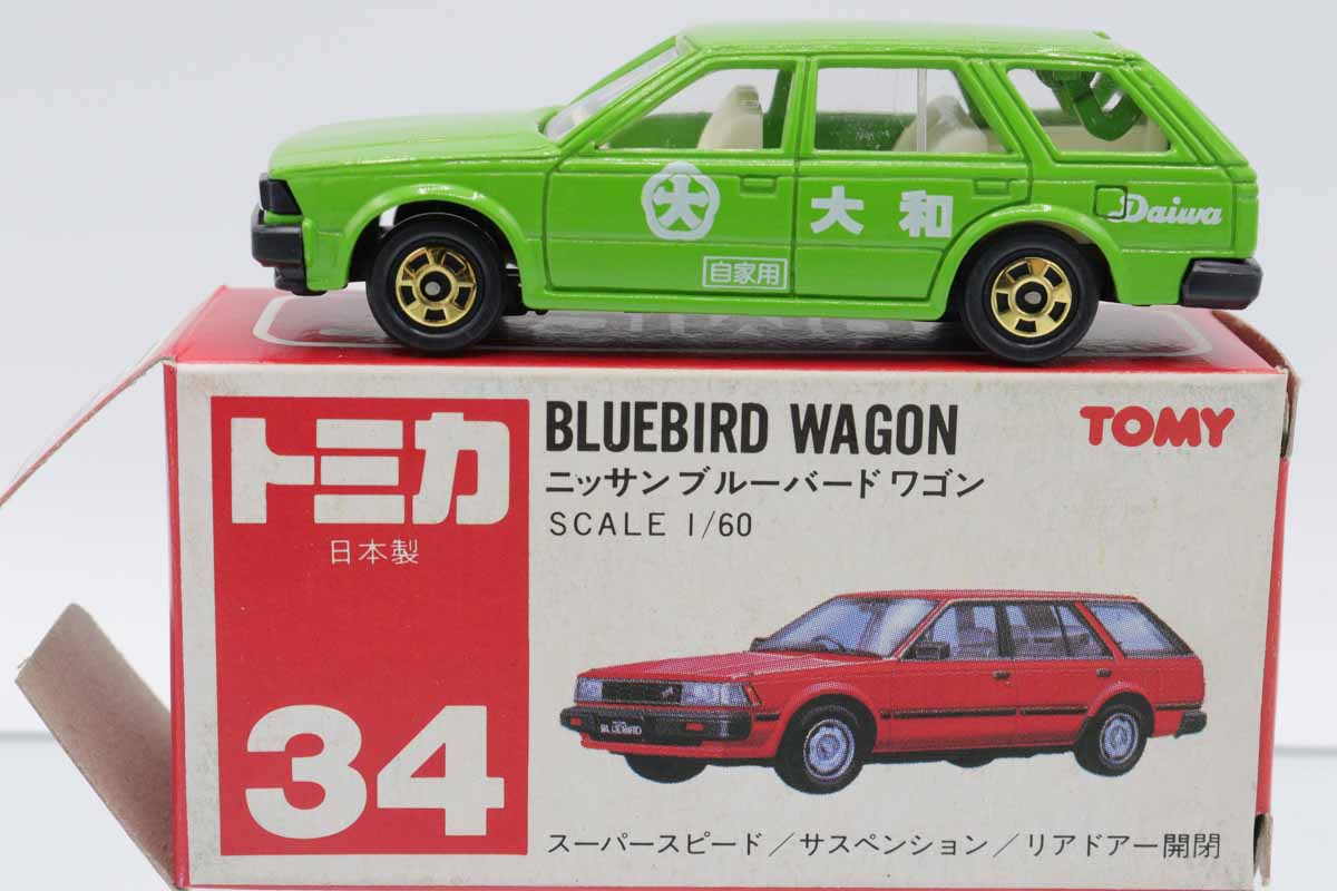 トミカ 34 日産 ブルーバードワゴン 東京ガス トミカ 日産 ブルーバード ワゴン NO.34 1/60 東京ガス - メルカリ