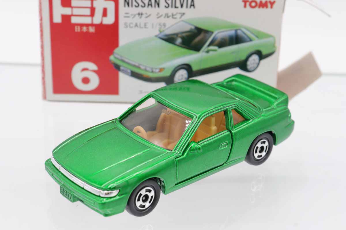 ミニカーショップ ケンボックス トミカ 赤箱(日本製)☆6☆日産シルビア