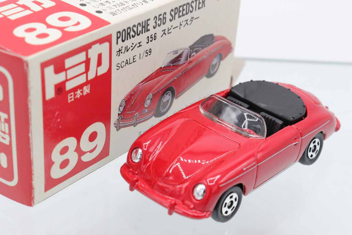 ミニカーショップ ケンボックス トミカ 赤箱(日本製)☆89☆ポルシェ356