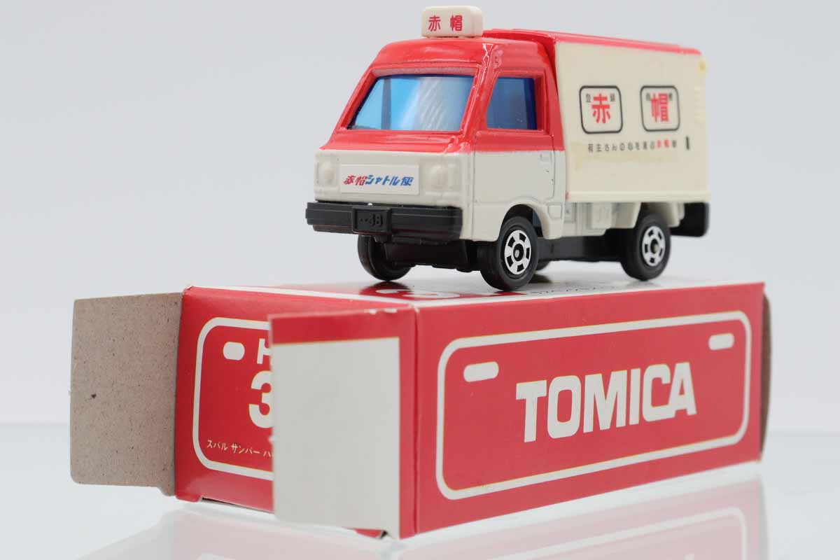 ミニカーショップ ケンボックス トミカ 赤箱(日本製)☆31☆スバル