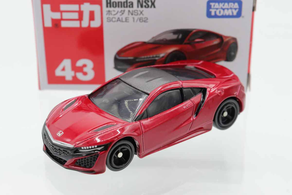 ミニカーショップ ケンボックス トミカ 赤箱☆43☆ホンダNSX(赤