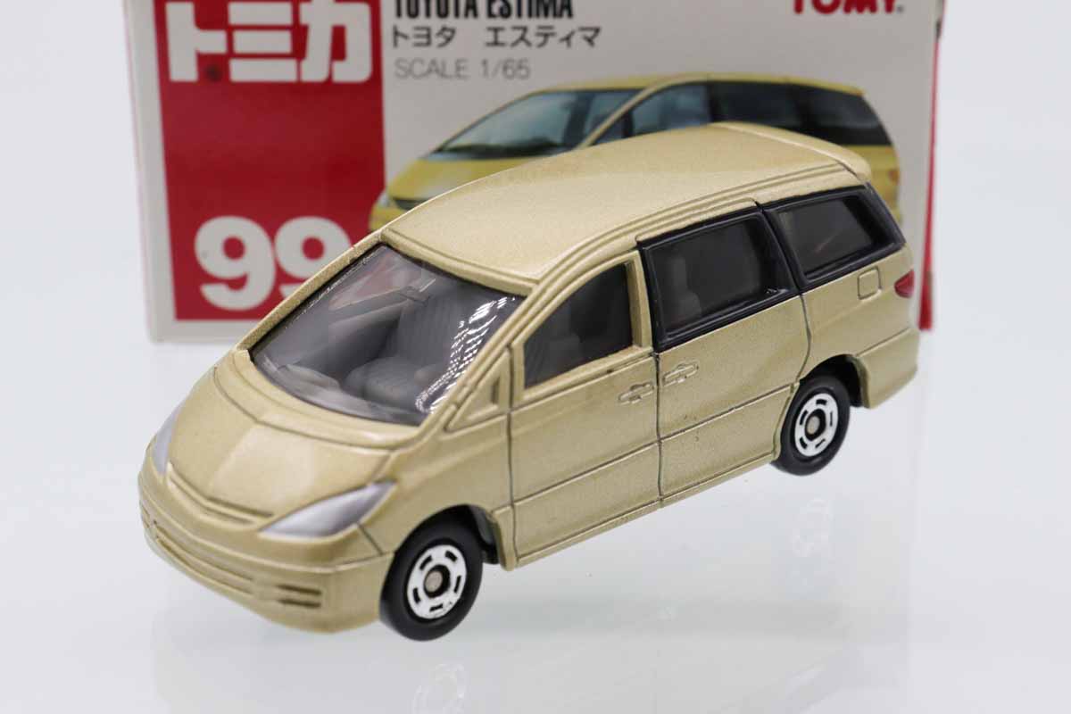 ミニカーショップ ケンボックス トミカ 赤箱☆99☆トヨタエスティマ(金