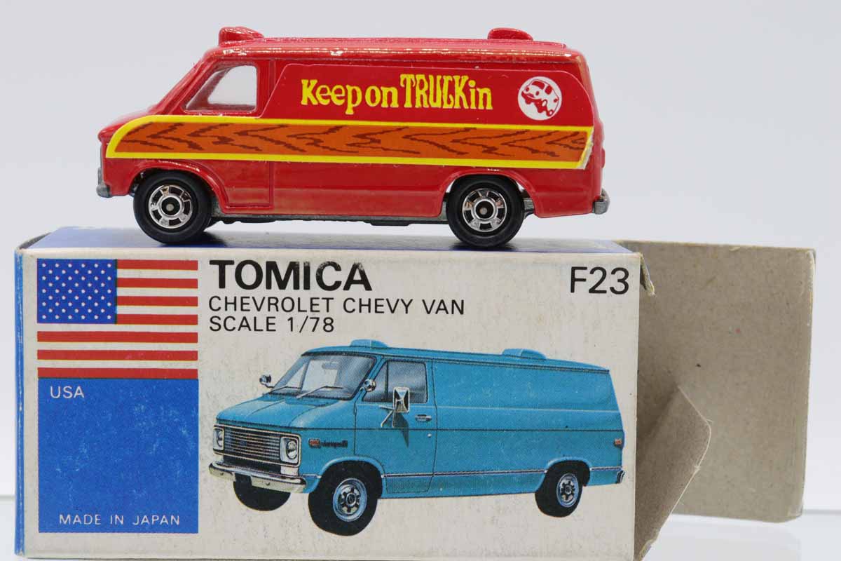 ミニカーショップ ケンボックス トミカ 青箱☆F23☆シボレー